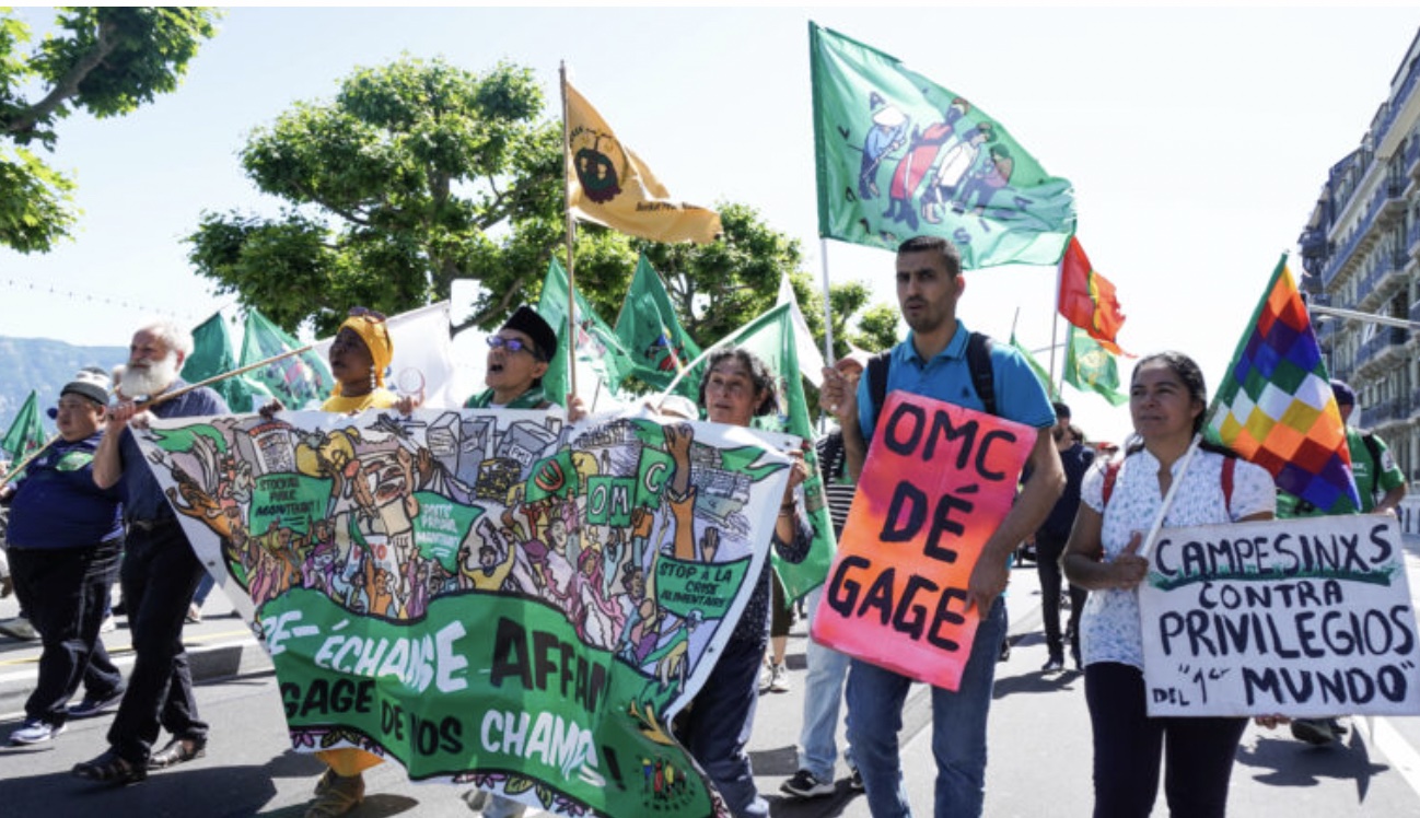 La Vía Campesina pide a los Estados salir de la OMC y crear nuevo marco basado en la Soberanía Alimentaria