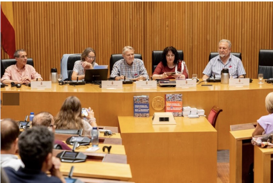 2 Octubre: se presentó oficialmente la 3ª Marcha Mundial por la Paz y la Noviolencia en el Congreso de los Diputados de España