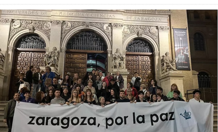 Once organizaciones llaman en Zaragoza a “alcanzar una cultura de paz” como “deber colectivo”